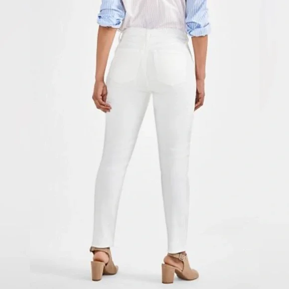 Sound/Style Los Angeles Jeans Womens Slim Straight Leg White Skinny White 12 - Picture 1 of 14